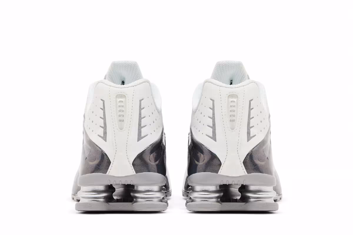 Nike Women's Shox R4 White Iridescent, view 7