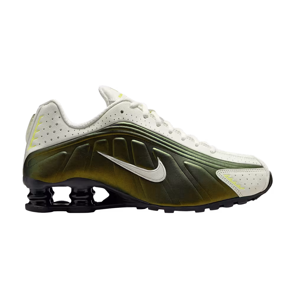 Nike Women's Shox R4 Sail Light Lemon Twist Off Noir