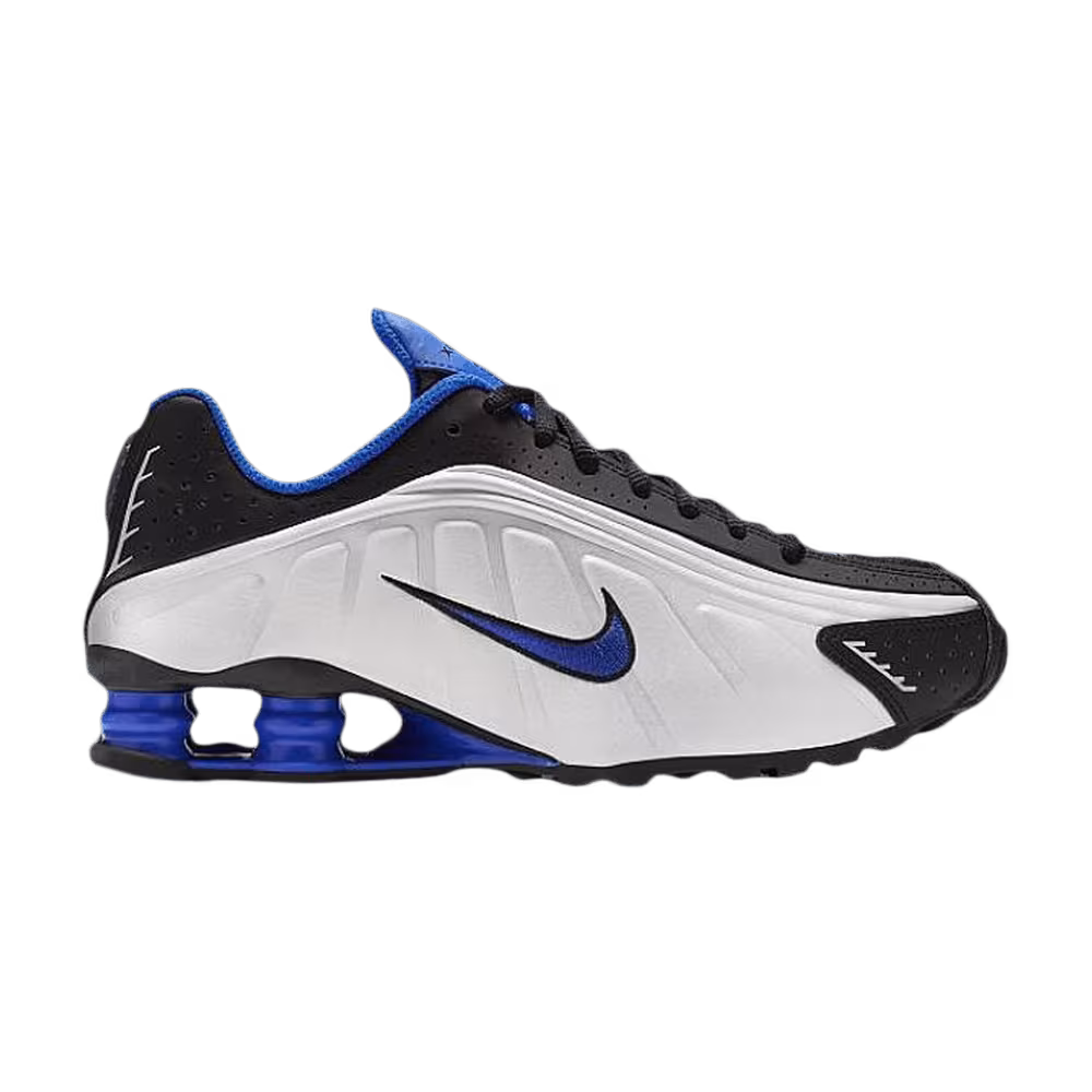 Nike Shox R4 GS Metallic Silver Racer Blue