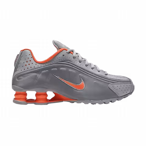 Nike Shox R4 GS 'Light Smoke Grey Hyper Crimson'