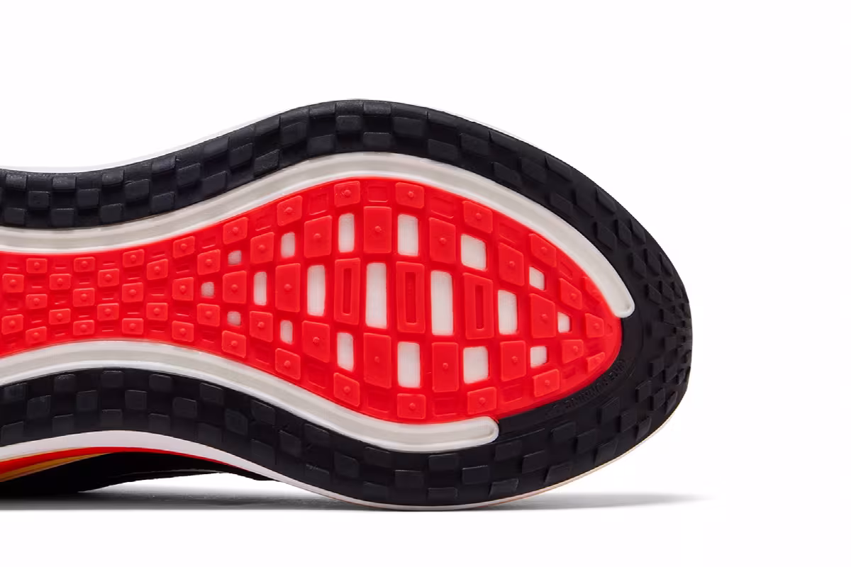 Nike Vomero Plus Black Bright Crimson White, view 6