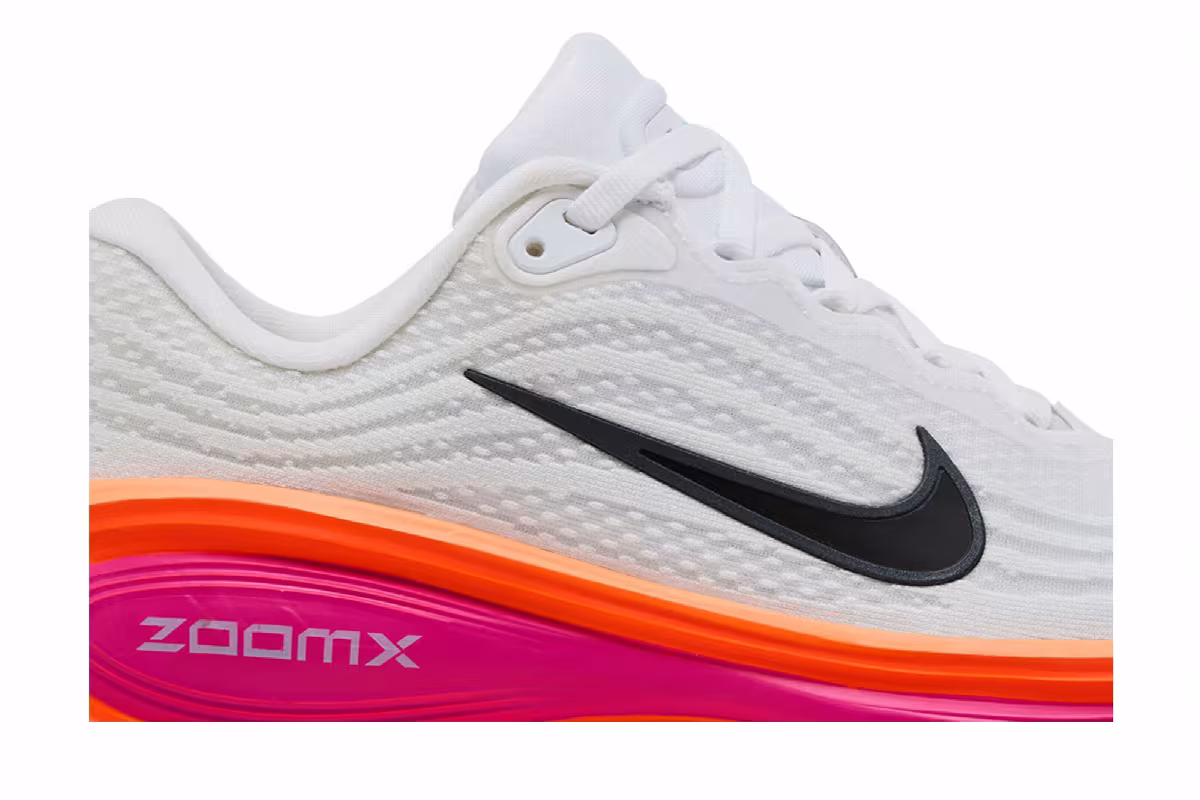 Nike Women's Vomero Plus White Fire Pink, view 3