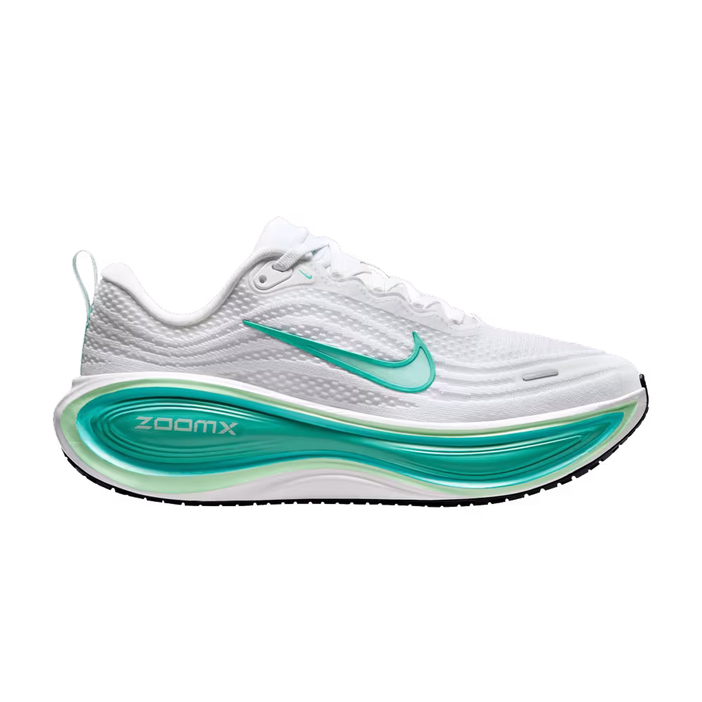 Nike Women's Vomero Plus Extra Wide White Bleached Turquoise