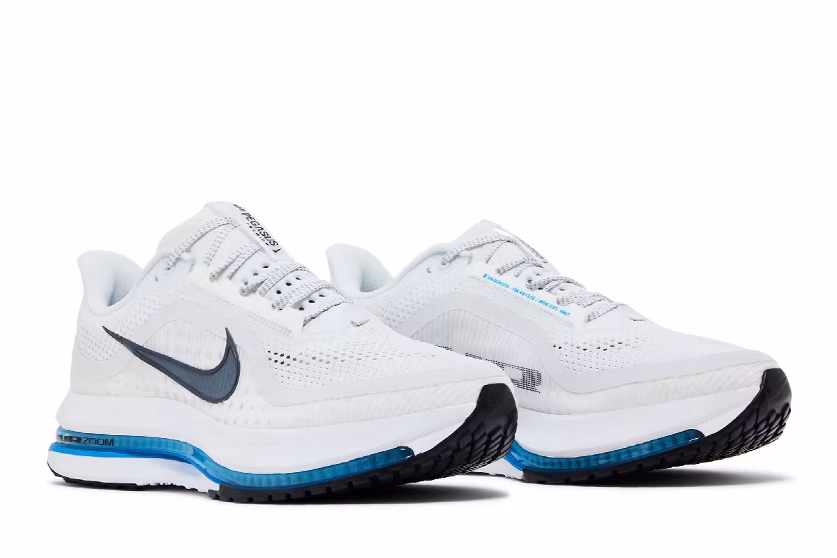 Nike Pegasus Premium White Photo Blue, view 9