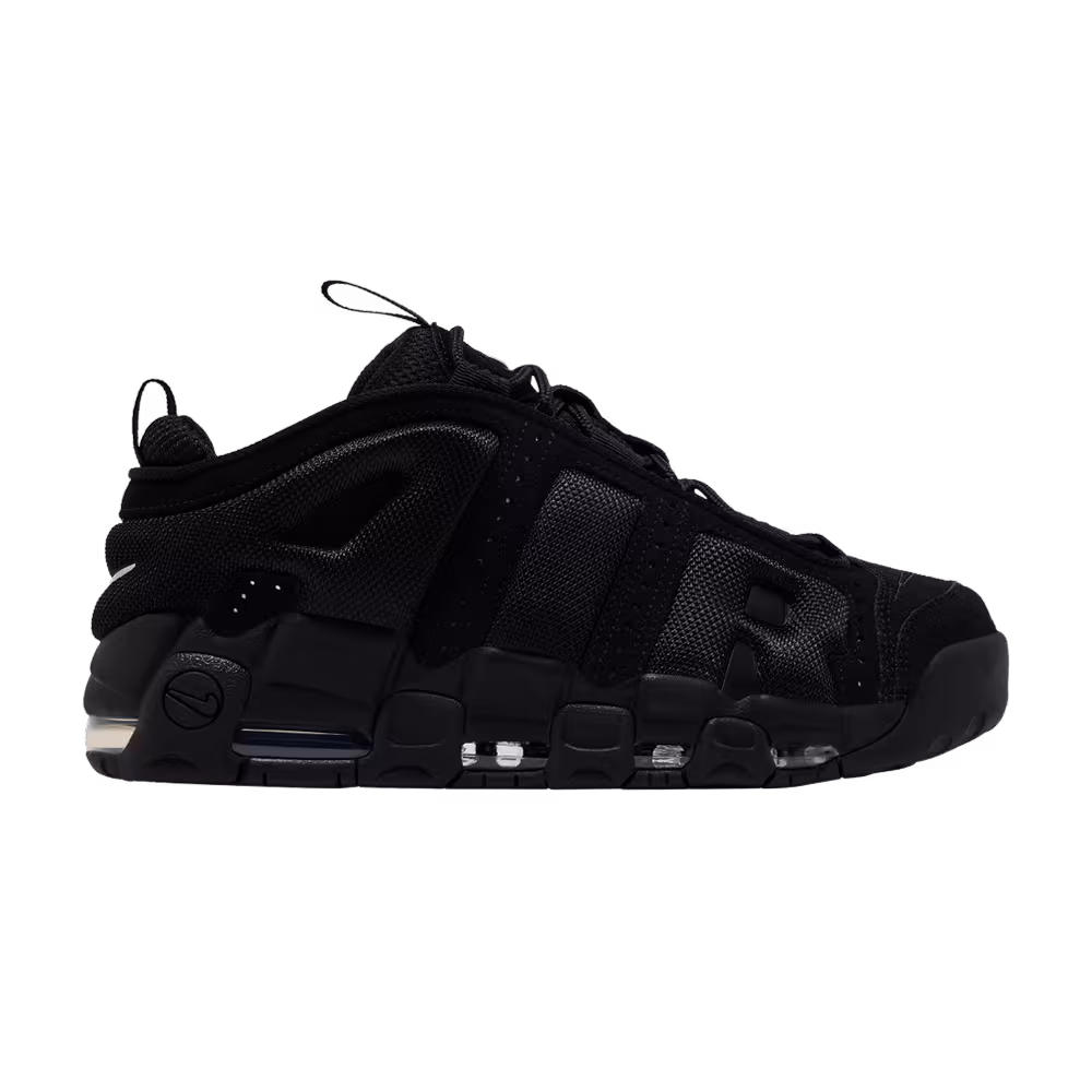 Nike Air More Uptempo Low Triple Black
