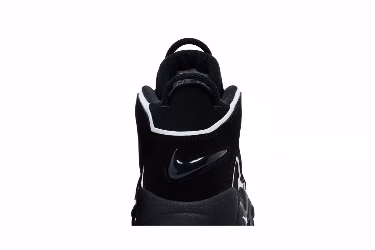 Nike Air More Uptempo Black White 2023, view 8