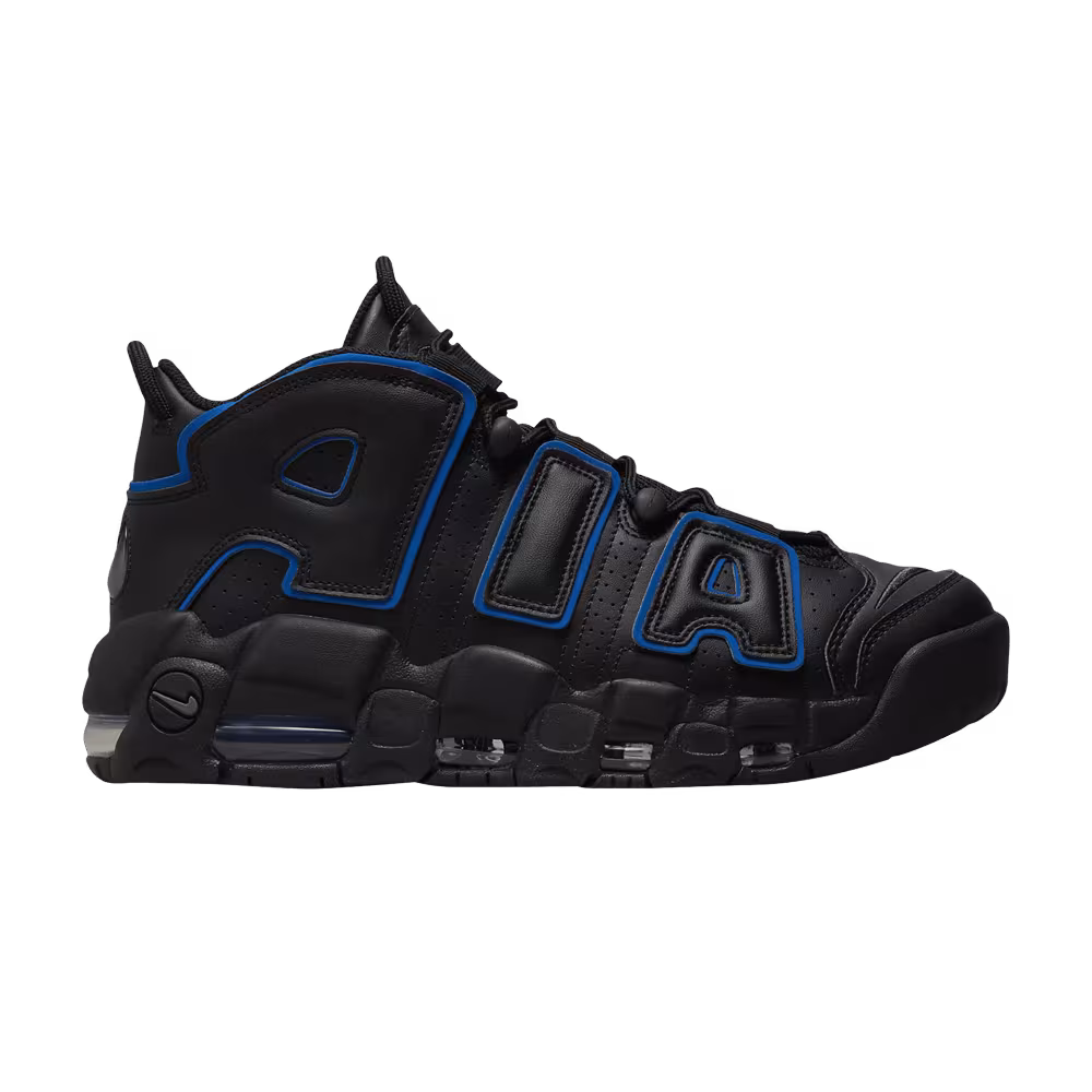 Nike Air More Uptempo Black Game Royal