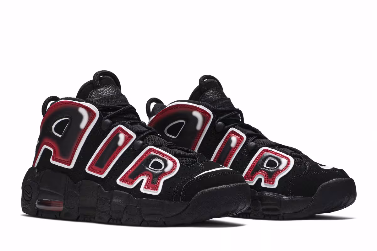 Nike Air More Uptempo 96 BG Laser Crimson, view 9
