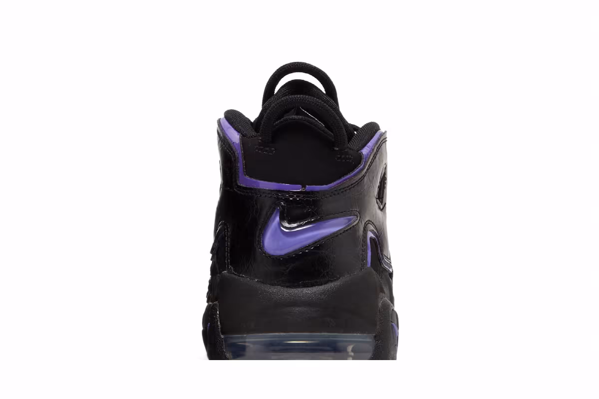 Nike Air More Uptempo GS Black Action Grape, view 8