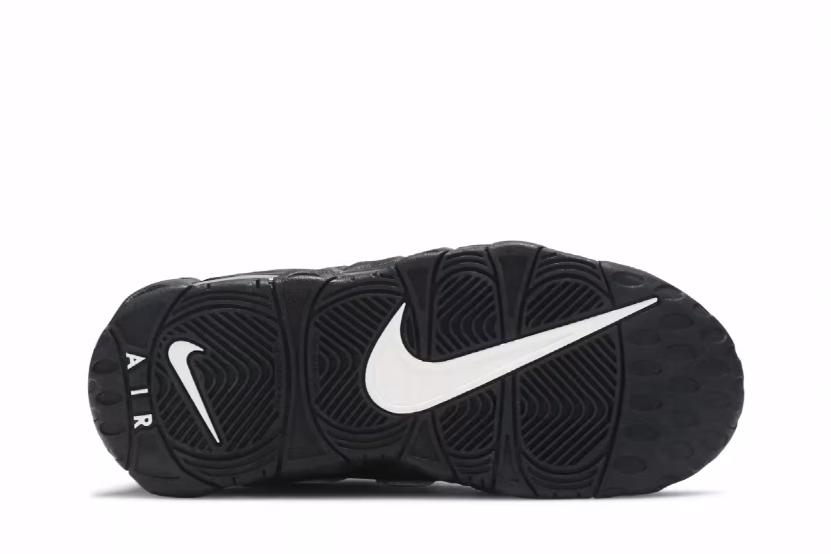 Nike Air More Uptempo PS Black White, view 5