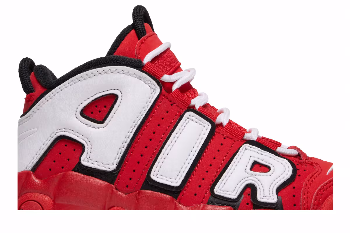 Nike Air More Uptempo QS PS University Red, view 3