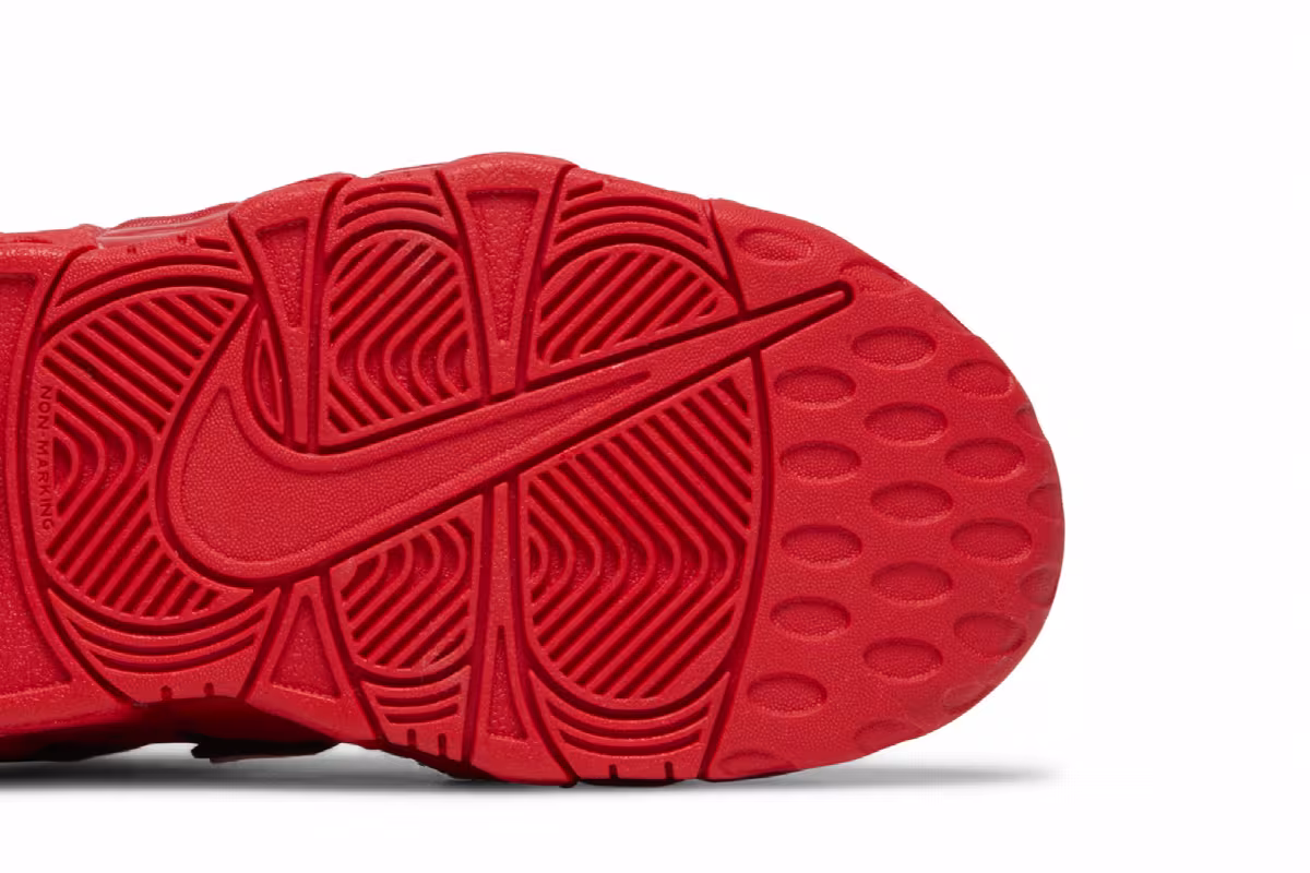Nike Air More Uptempo QS PS University Red, view 6