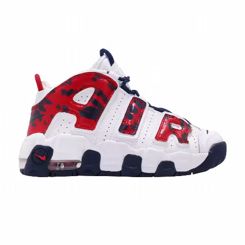 Nike Air More Uptempo PS 'Red Navy Camo'