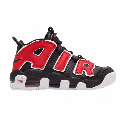 Nike Air More Uptempo GS 'Black University Red'
