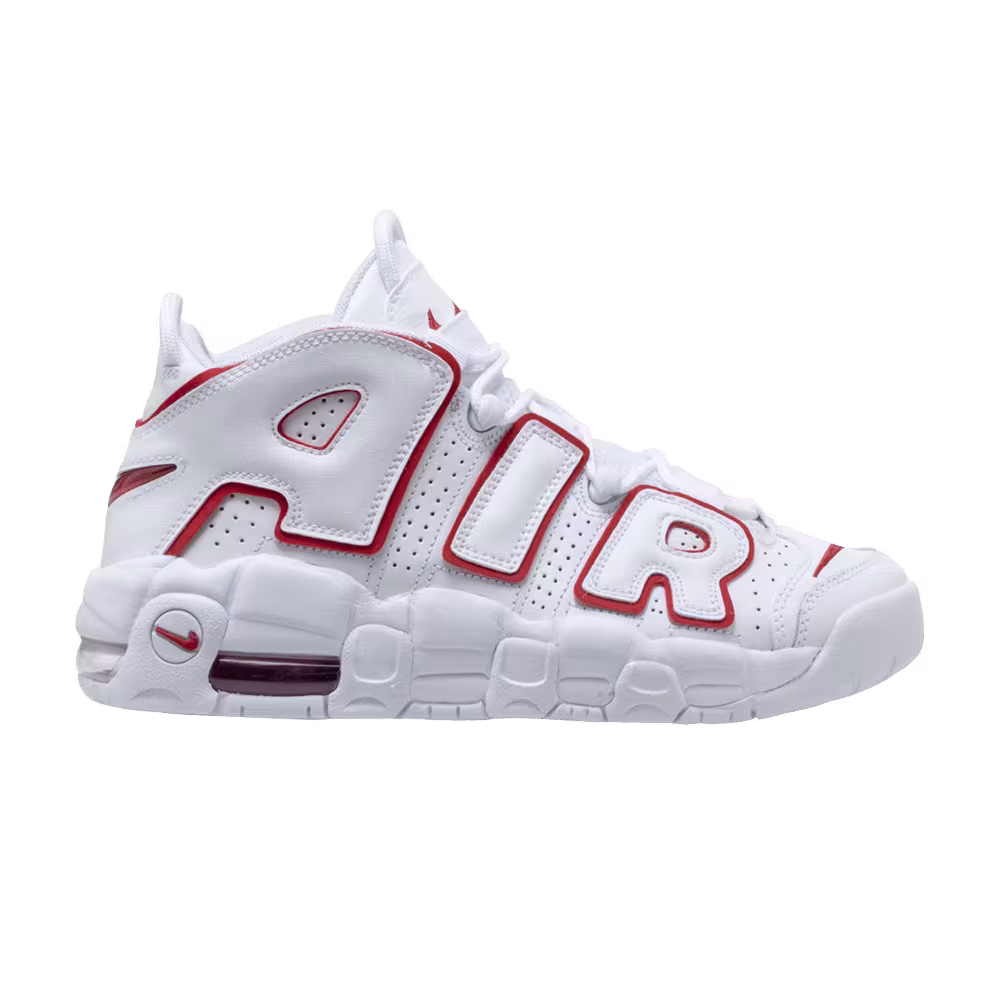 Nike Air More Uptempo GS White Varsity Red