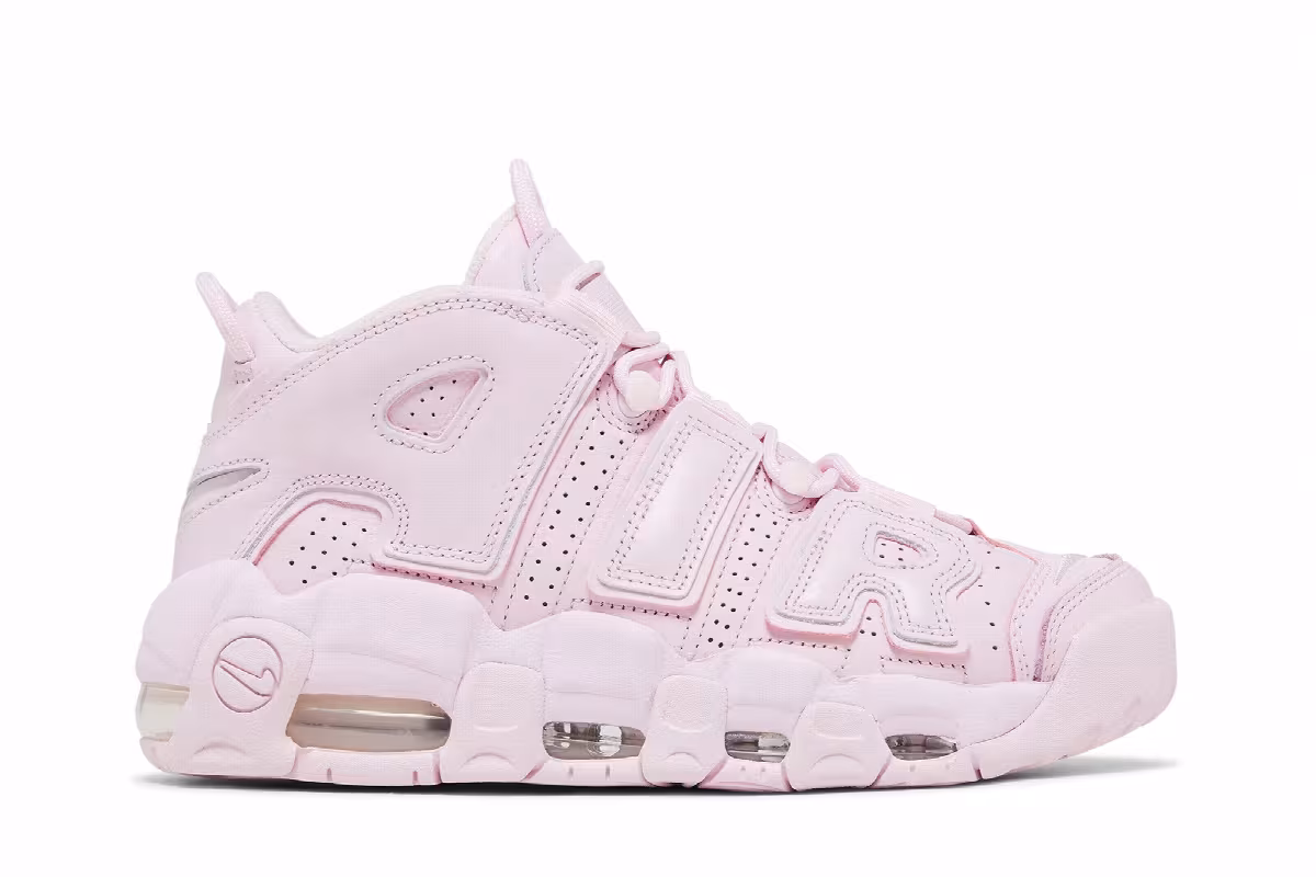 Nike Women's Air More Uptempo Pink Foam, view 2