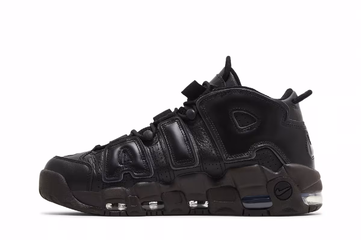 Nike Women's Air More Uptempo Black Baroque Brown, view 4