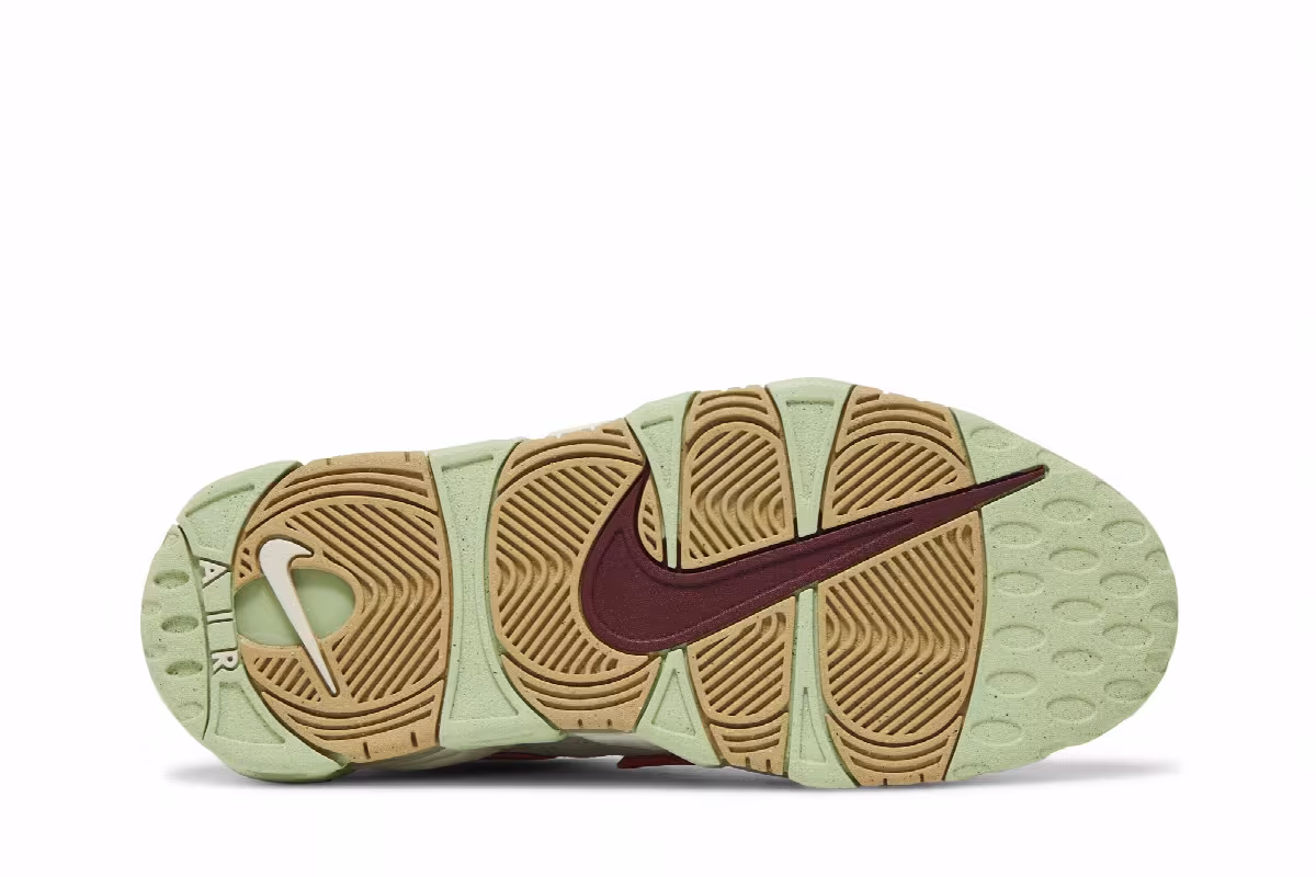 Nike Women's Air More Uptempo Light Bone Alligator, view 5