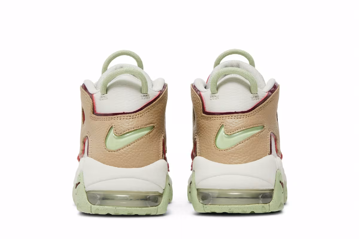 Nike Women's Air More Uptempo Light Bone Alligator, view 7
