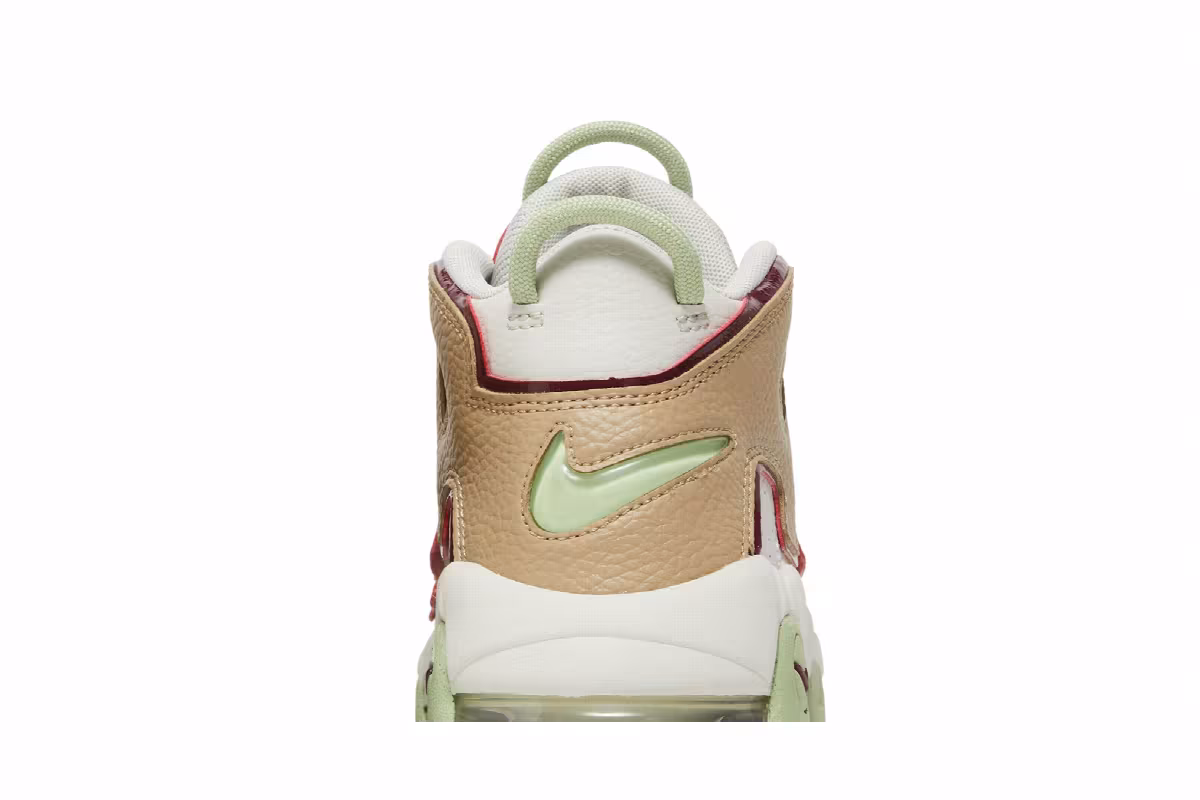 Nike Women's Air More Uptempo Light Bone Alligator, view 8