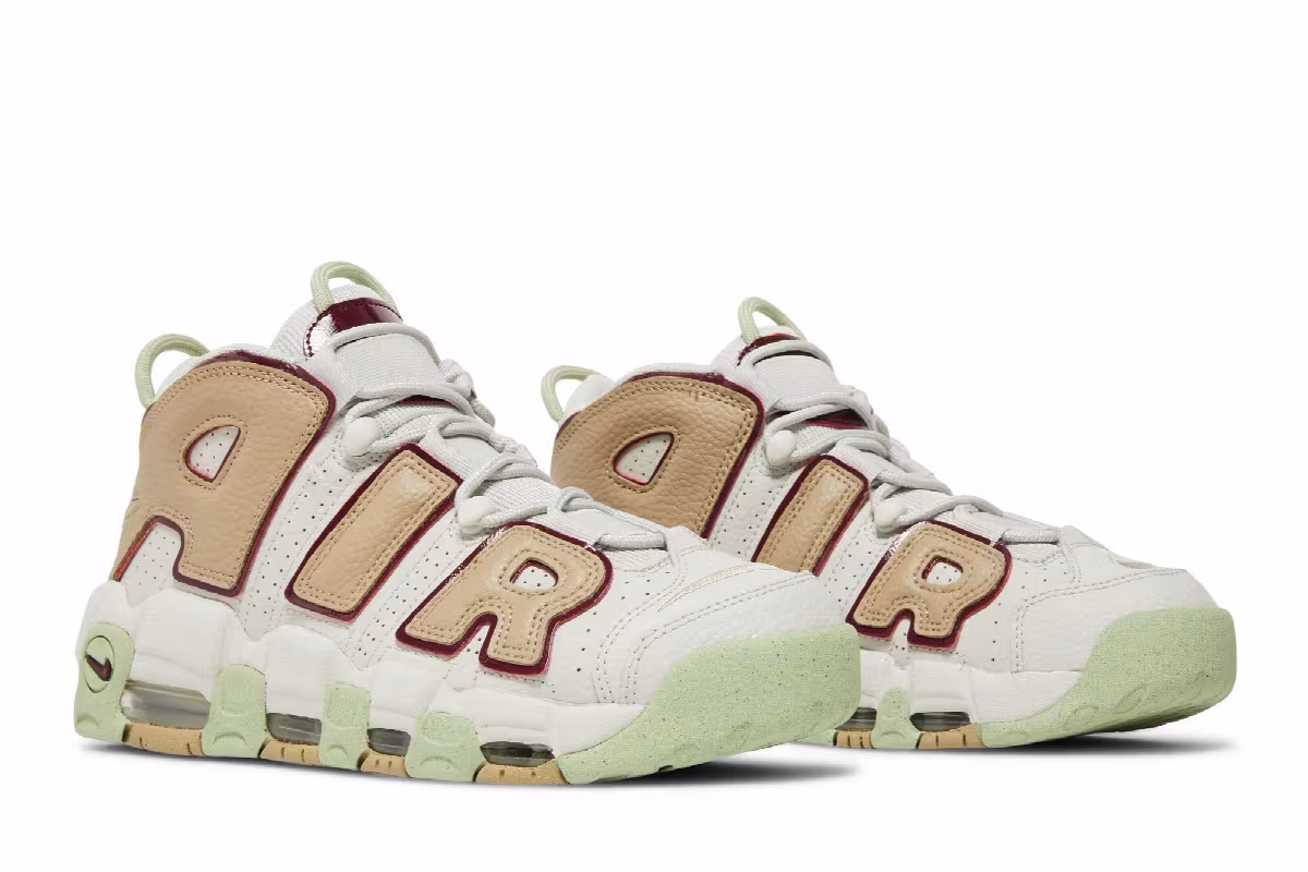 Nike Women's Air More Uptempo Light Bone Alligator, view 9