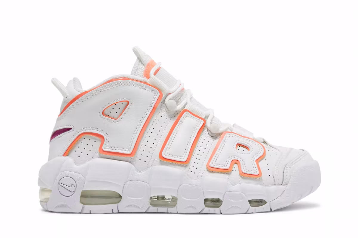 Nike Women's Air More Uptempo Sunset, view 2