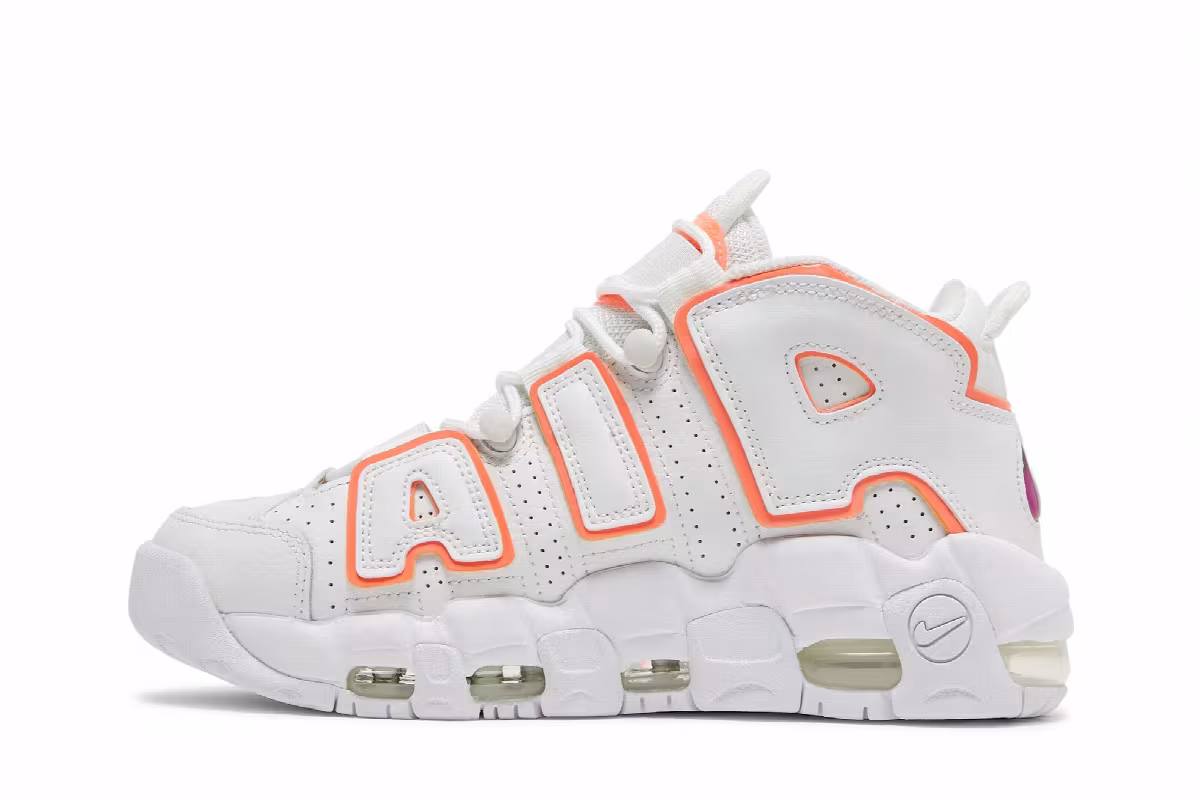 Nike Women's Air More Uptempo Sunset, view 4