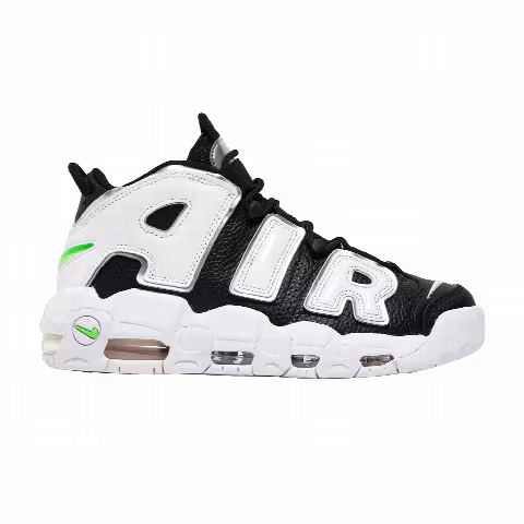 Nike Wmns Air More Uptempo 'Black Metallic Silver'