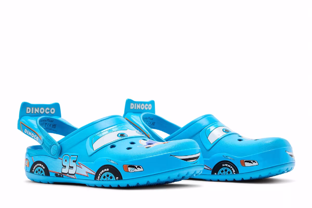 Crocs x Cars Lightning McQueen Dinoco, view 9