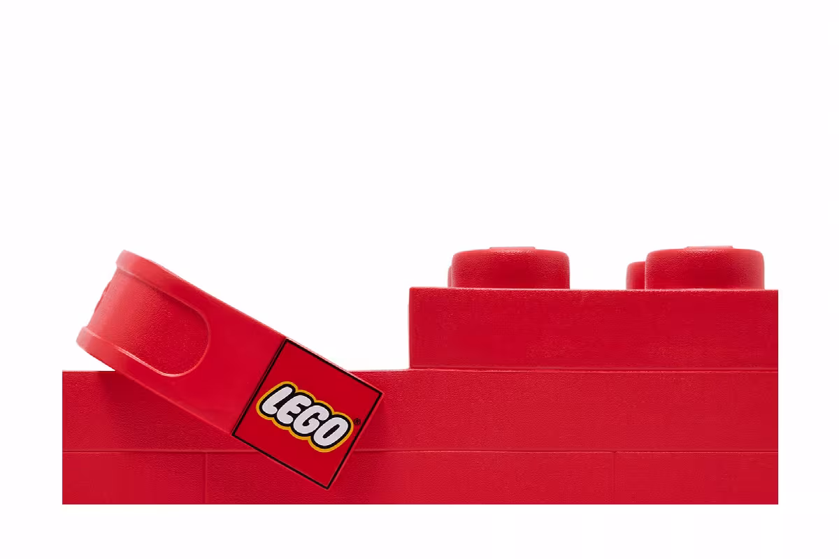 Lego x Crocs Brick Clog Bright Red, view 3