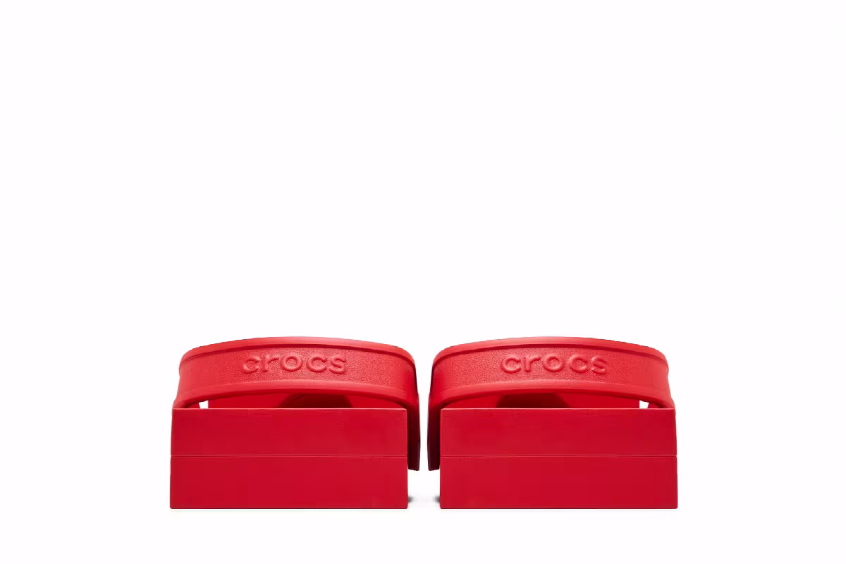 Lego x Crocs Brick Clog Bright Red, view 7