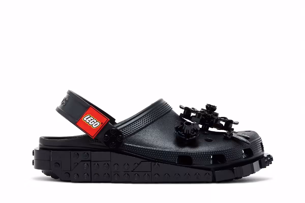 LEGO x Crocs Midnight Garden Creativity Clog Black Red, view 2