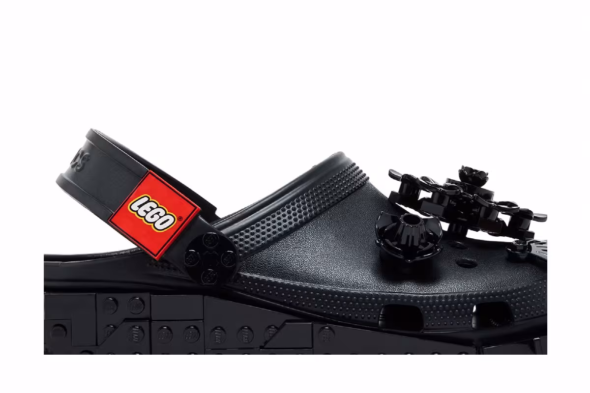 LEGO x Crocs Midnight Garden Creativity Clog Black Red, view 3