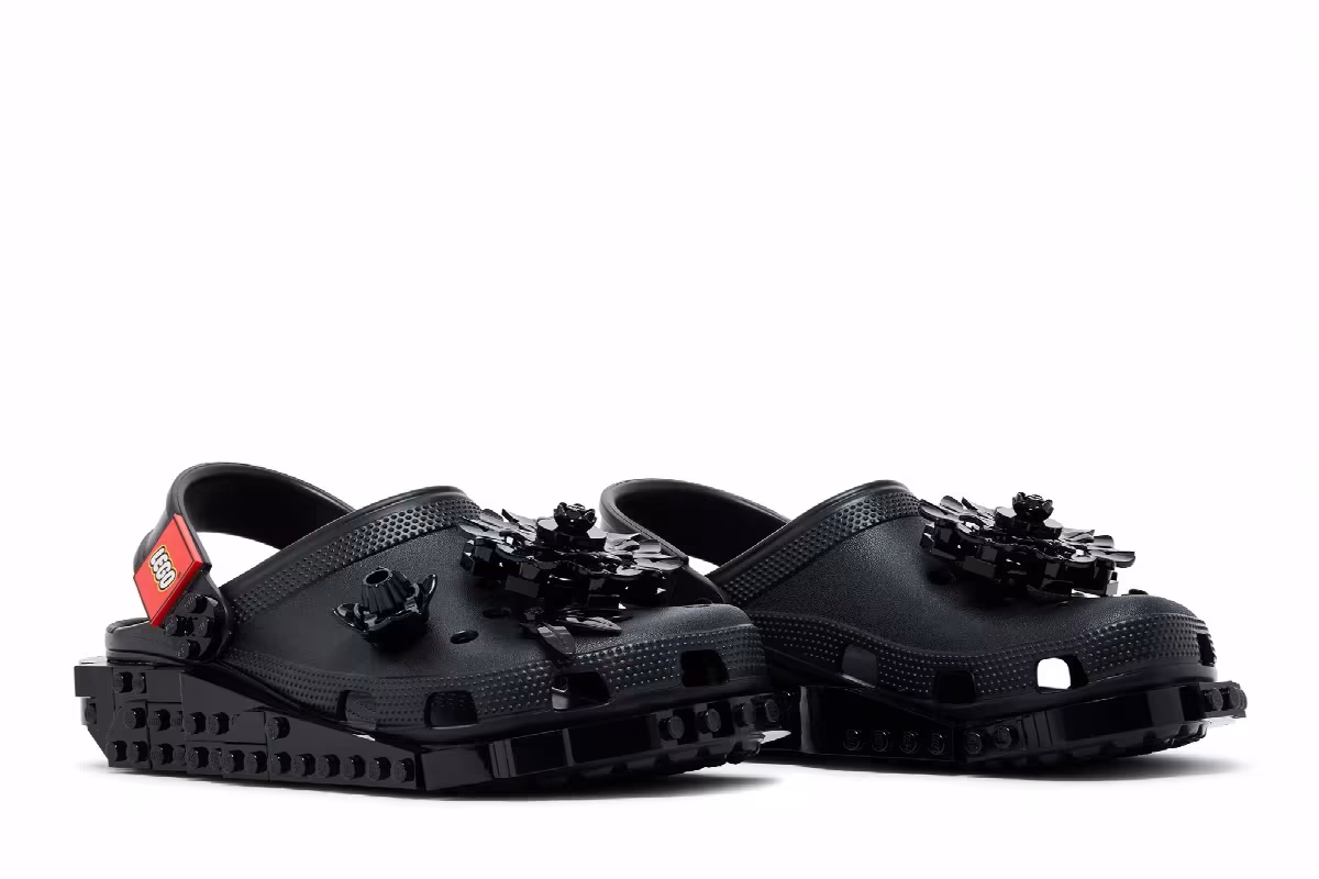 LEGO x Crocs Midnight Garden Creativity Clog Black Red, view 9