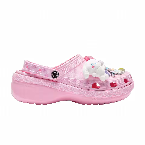 Hello Kitty x Crocs Wmns Platform Clog 'Pastel Pink'