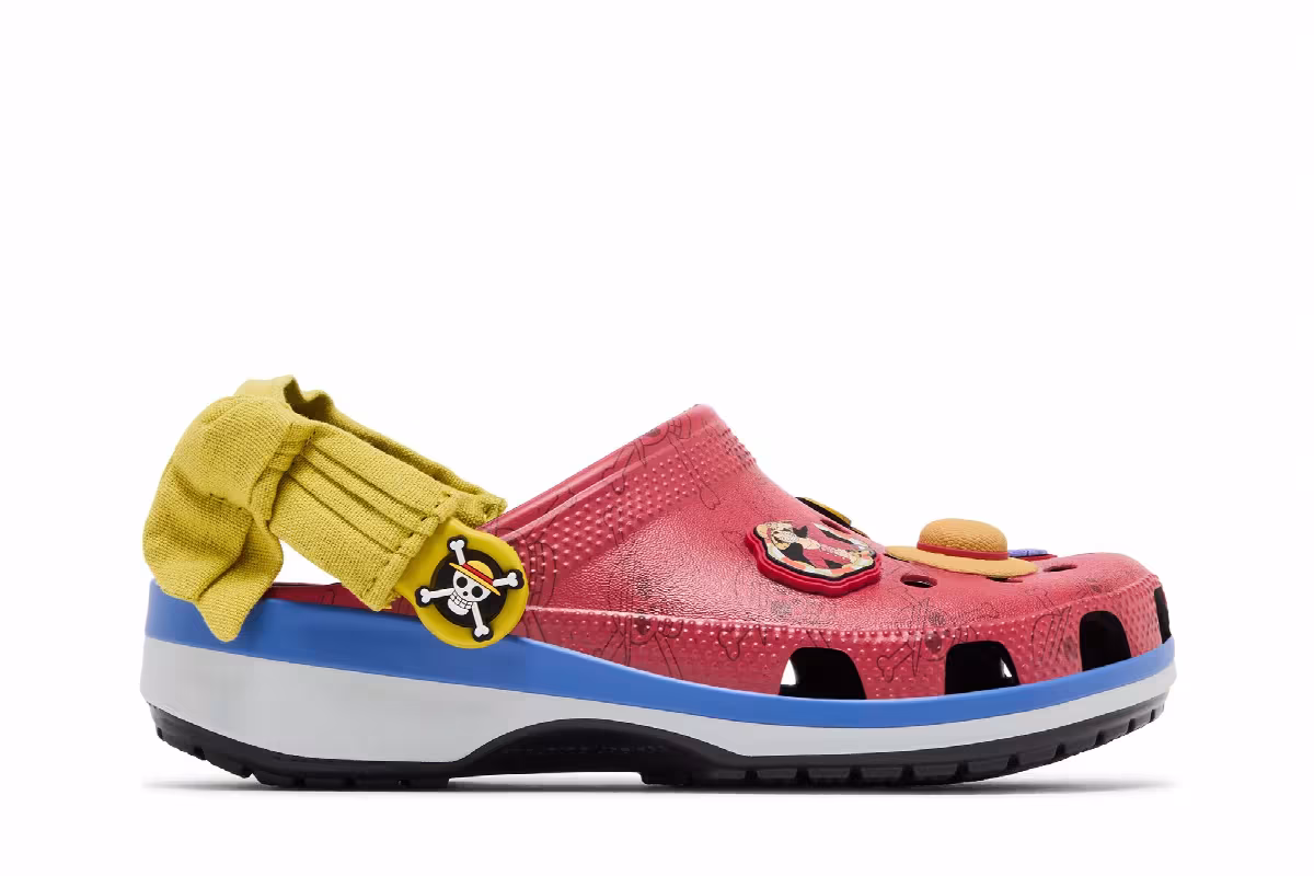One Piece x Crocs Classic Clog Kids Luffy, view 2