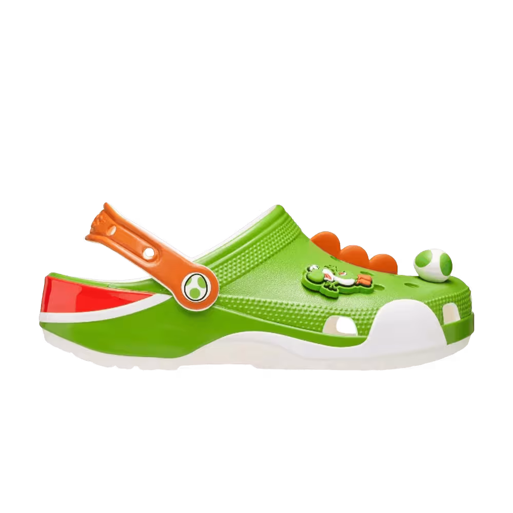 Yoshi x Crocs Classic Clog Green White