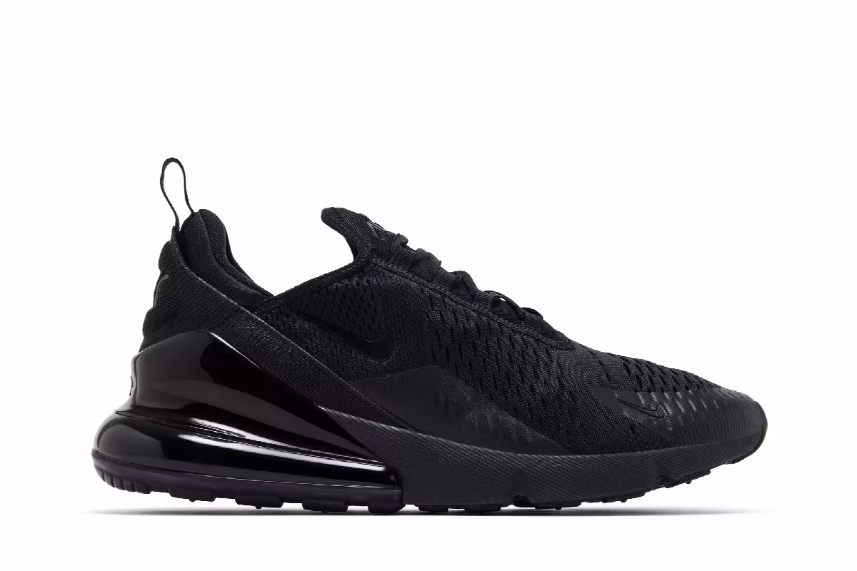 Nike Air Max 270 Triple Black 2024, view 2