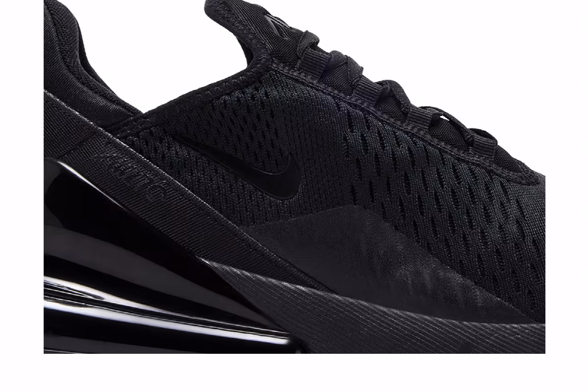 Nike Air Max 270 Triple Black 2024, view 3