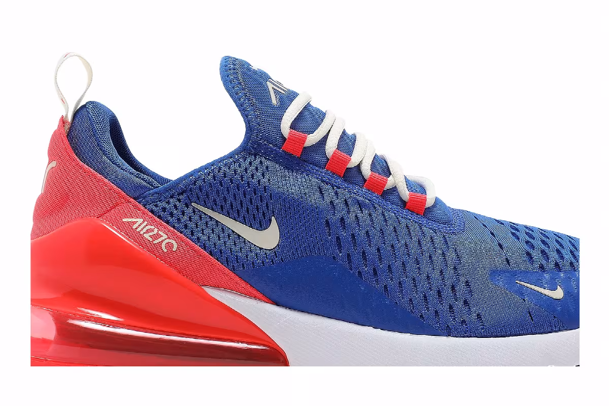Nike Air Max 270 Hyper Royal Bright Crimson, view 3