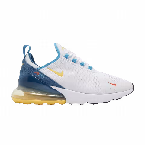 Nike Air Max 270 'White Industrial Blue Citron'