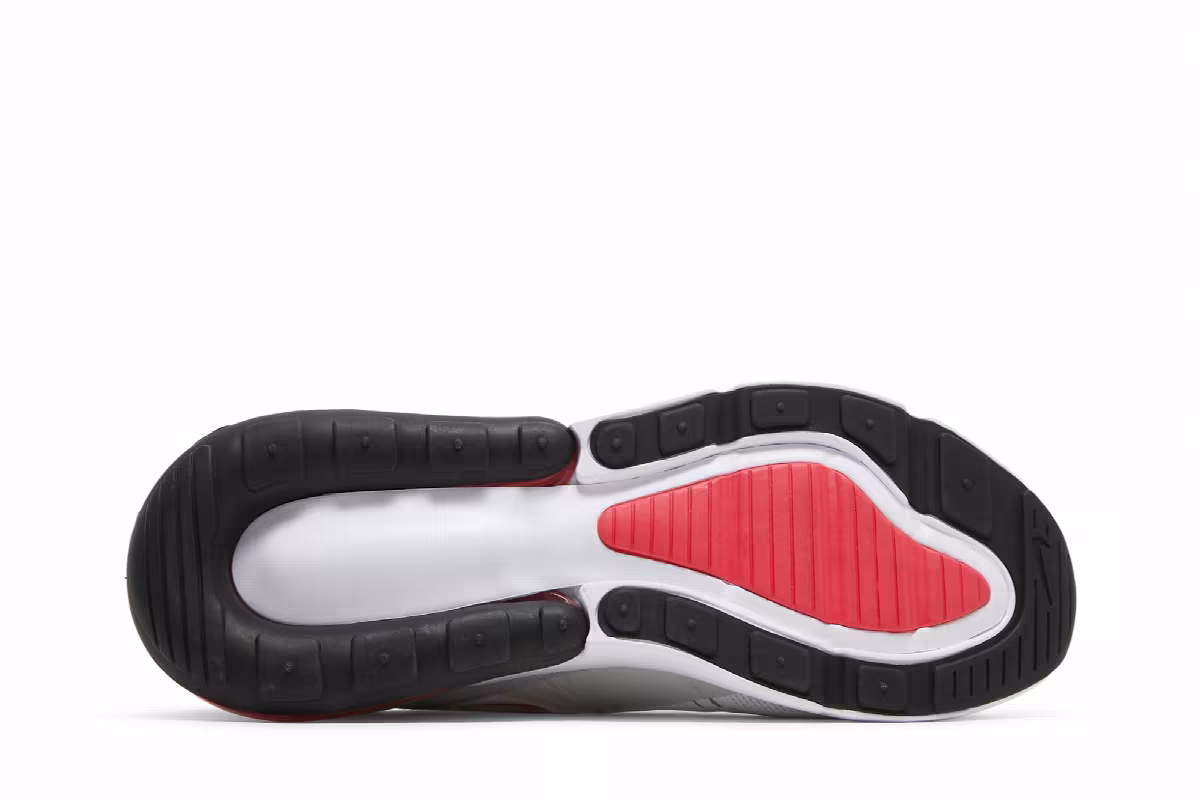 Nike Air Max 270 White Light Fusion Red, view 5