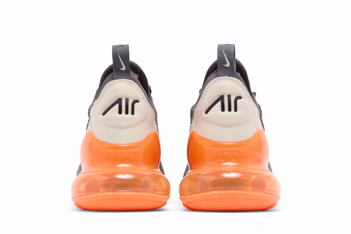 Nike Air Max 270 Thunder Grey Total Orange, view 7