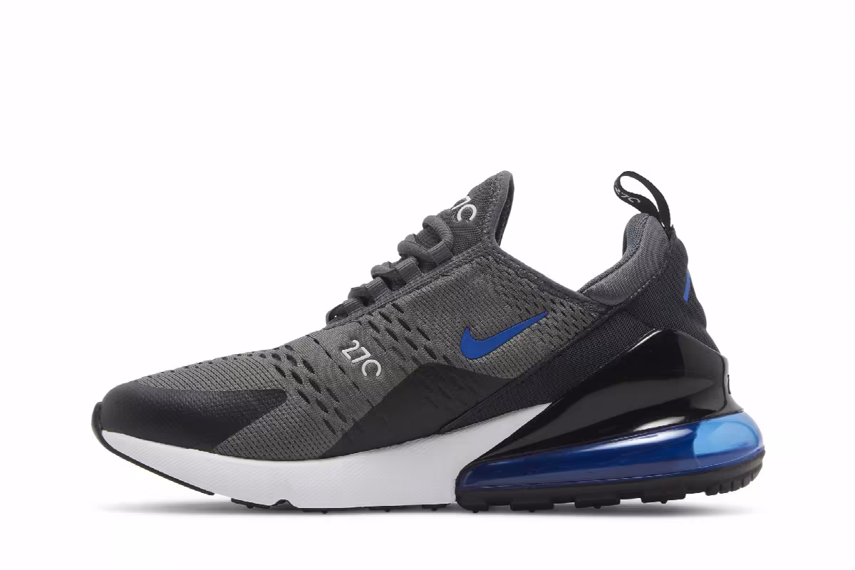 Nike Air Max 270 Iron Grey Game Royal, view 4