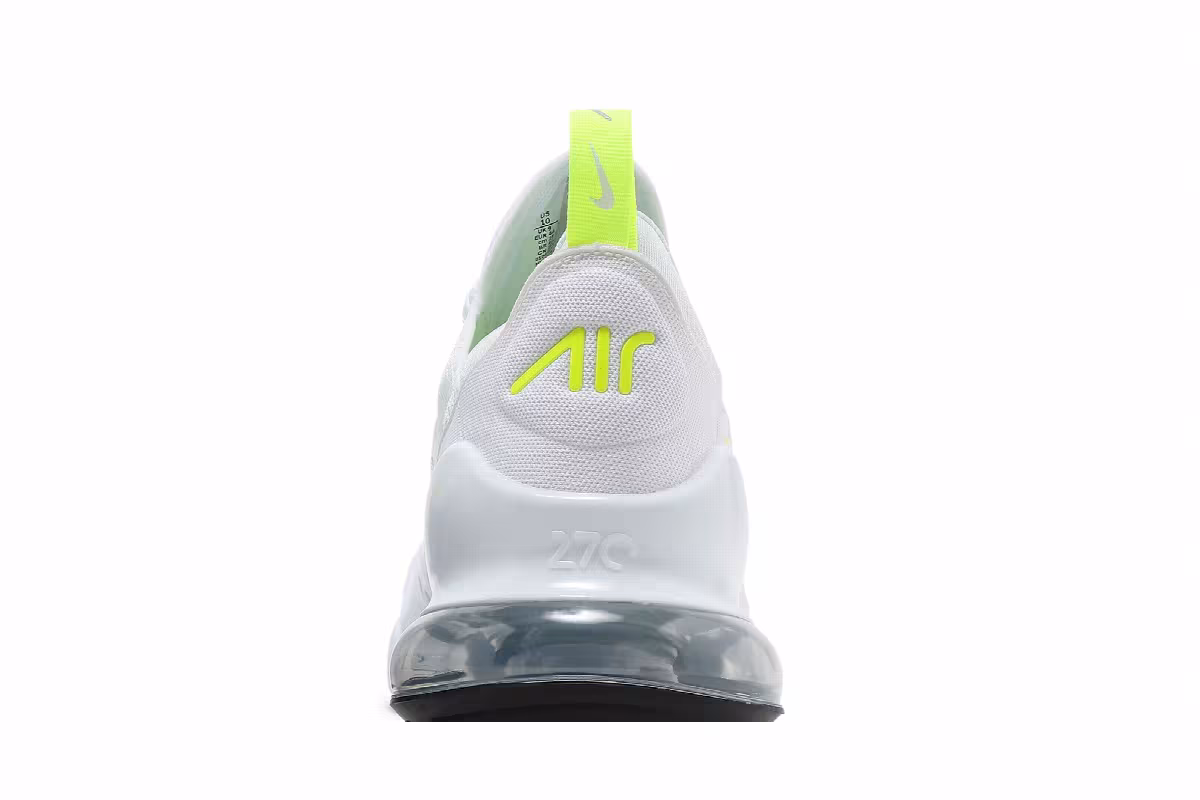 Nike Air Max 270 White Volt, view 8