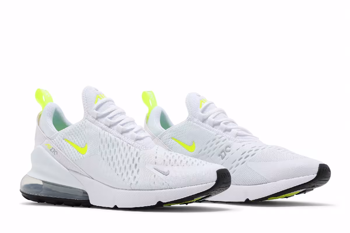 Nike Air Max 270 White Volt, view 9