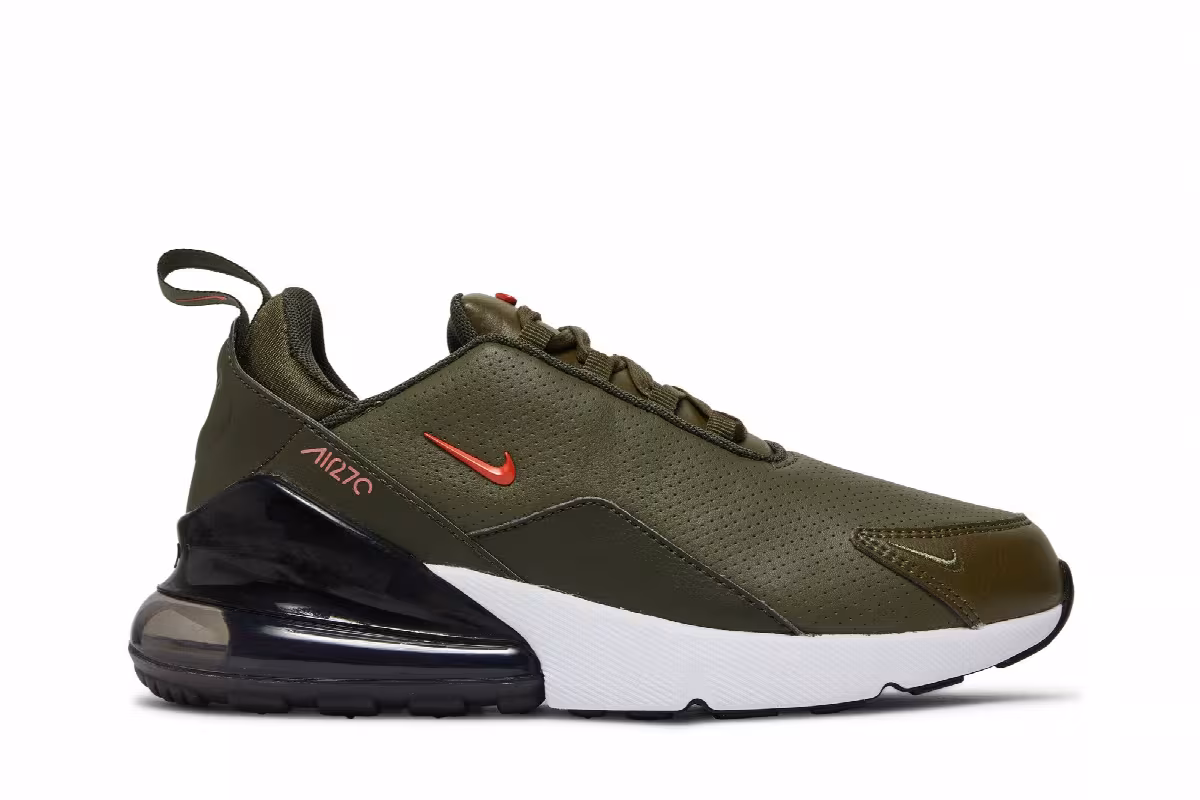 Nike Air Max 270 Premium Leather Olive, view 2