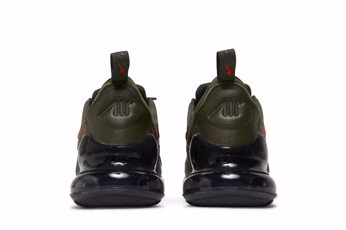 Nike Air Max 270 Premium Leather Olive, view 7