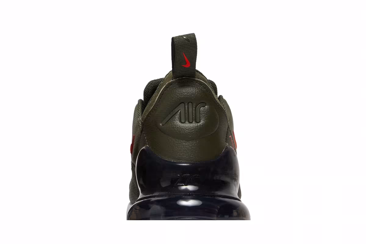 Nike Air Max 270 Premium Leather Olive, view 8