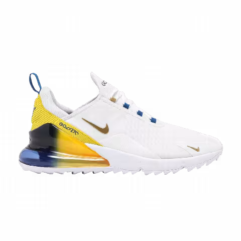 Nike Air Max 270 Golf NRG 'White Metallic Gold'